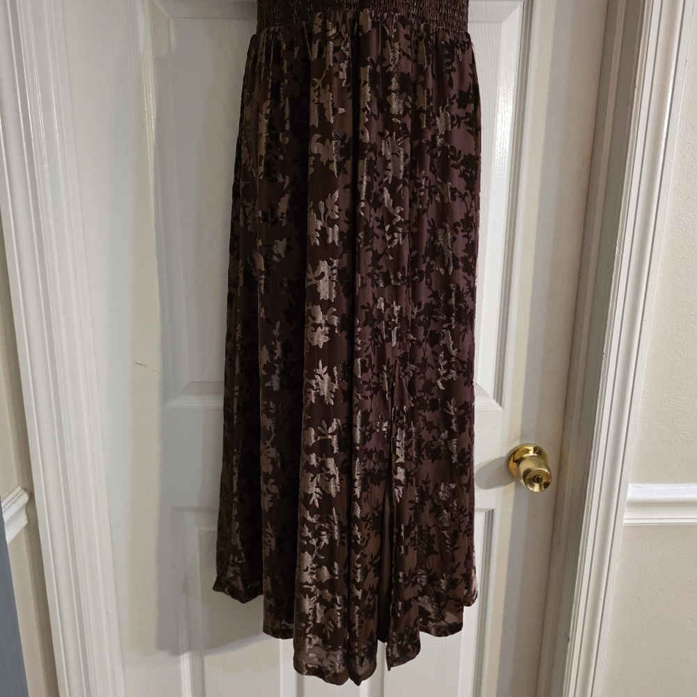Baltic Born Veronica Velvet Maxi Dress- L - Picture 6 of 16